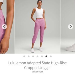 lululemon Adapted State Crop High-Rise Joggers